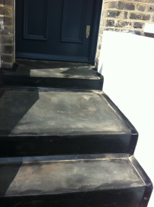 complete the customer enquiry for mastic asphalt steps